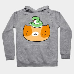 Cat Face and Snake Hoodie